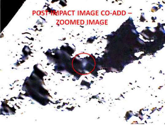 Взривът от експлозията в кратера Капеус. Някои хора смятат, че е бил ядрен.