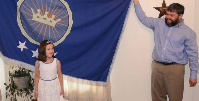 Американецът направи дъщеря си принцеса в самосъздадено кралство