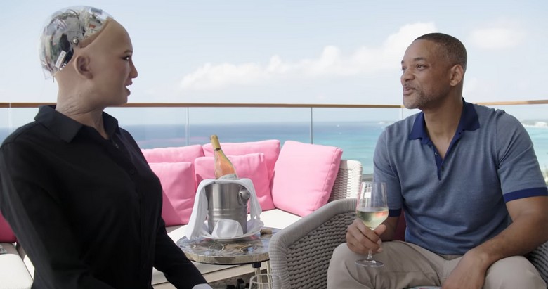 Американският хип-хоп артист Уил Смит беше малко обиден от робота София