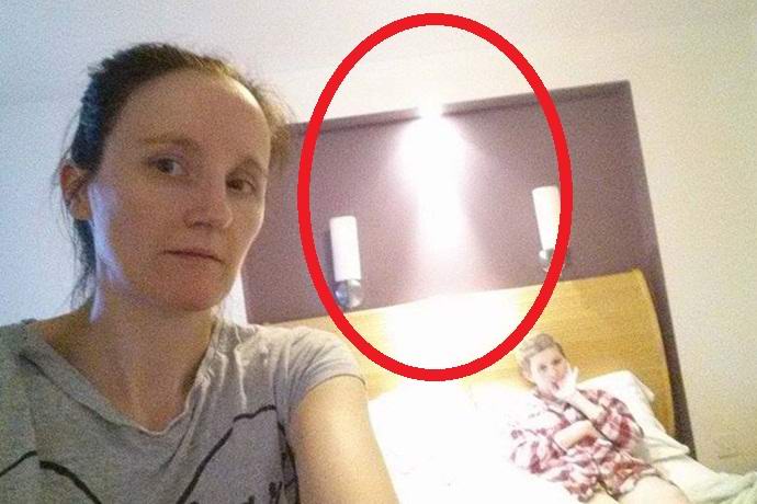 Британецът снима блестящ силует на ангел