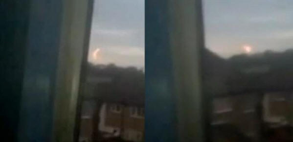 Момиче засне бал с огън, танцувайки в небето