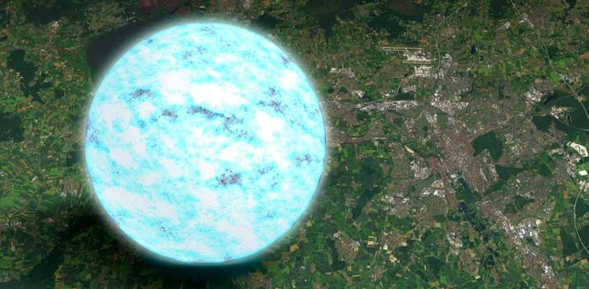 Физиците току-що получиха най-точната оценка за истинските размери на неутронните звезди 