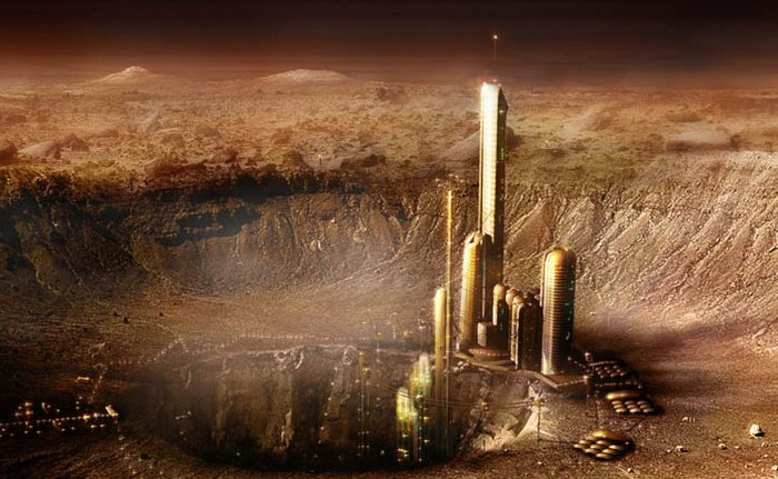 На Марс откриха руините на древен град