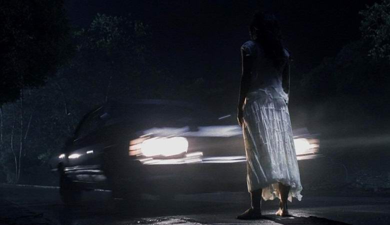 На руския път те застреляха призрак, който се вижда само под фаровете