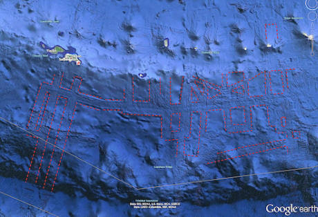 Огромна подводна структура - извънземна база НЛО, открита близо до остров Сайпан?