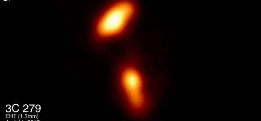 Първо наблюдение в историята: черната дупка изхвърля материал в космоса 