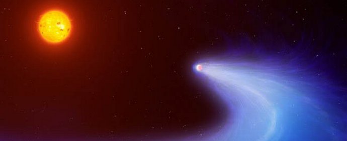 Планета, прикрита като комета