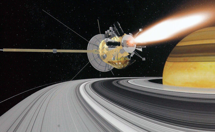 Последната снимка на сондата Касини - езера и морета на Титан 