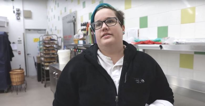 Предполагаемата поява на призрак в американски супермаркет беше сензация.