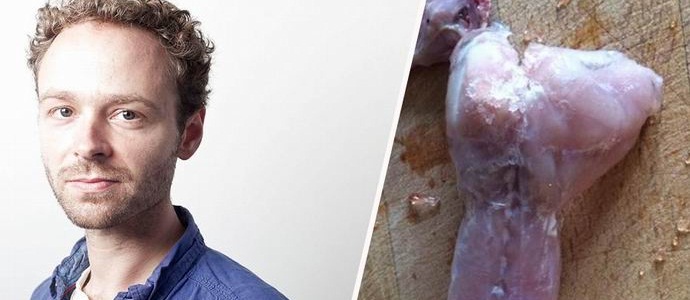 Радиоводещият от Дания вкара зайче на живо