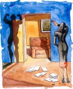 Шумният дух в апартамента