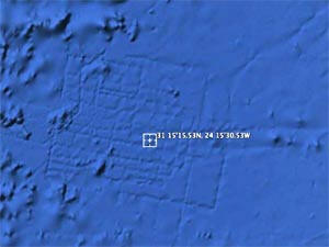 намерени под вода Атлантида