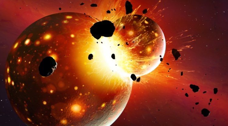 Учените откриват част от Теа, заровена дълбоко в Луната 