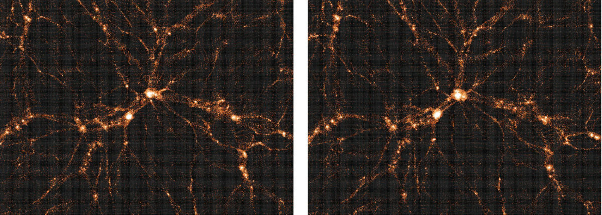 Учените представиха нова карта на разпространението на материята във Вселената 