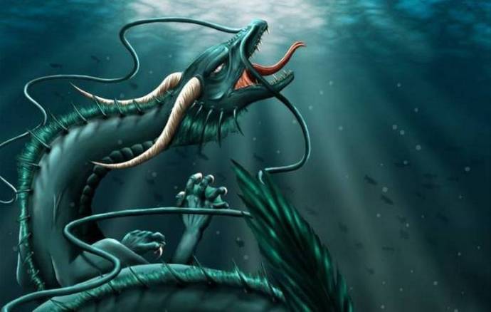 Страшно чудовище живее в дълбините на езерото Кок-Кол