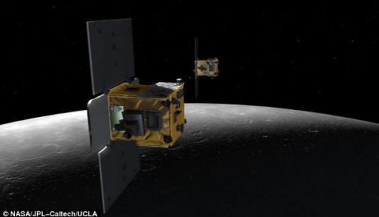 Двойни сонди изследвали аномалиите на гравитационното поле на Луната