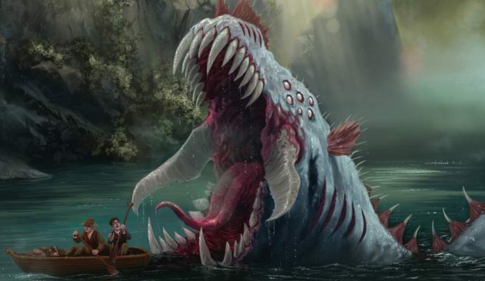 В Китай заснеха огромно речно чудовище