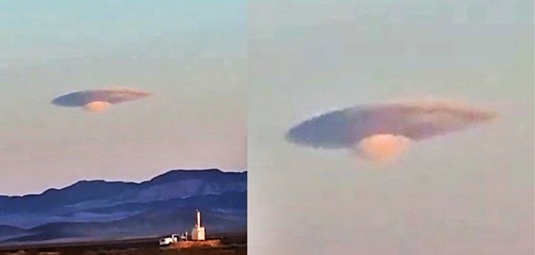 В небето над Невада се появи нещо странно, много подобно на НЛО