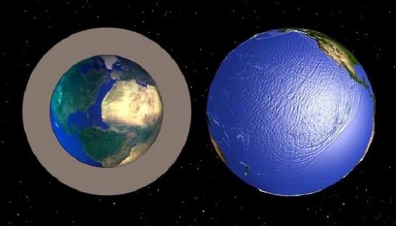 За милиони години от времето на динозаврите Земята стана двойно по-голяма.